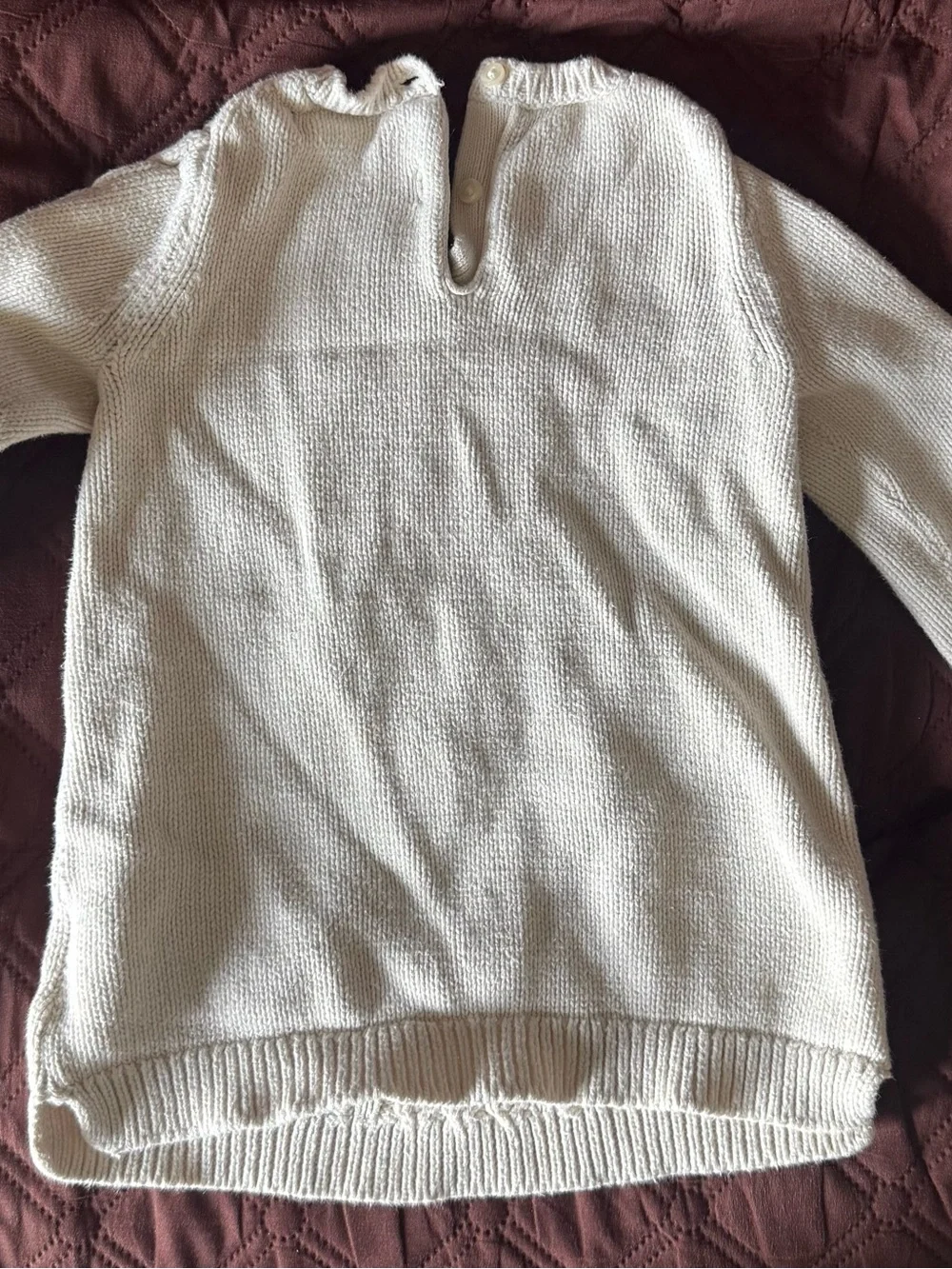 Cream Cable-Knit Baby Sweater - Gap Baby